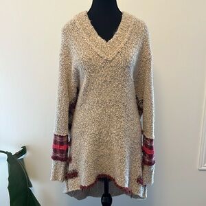 Free People oversized knit sweater xs (like new condition)
